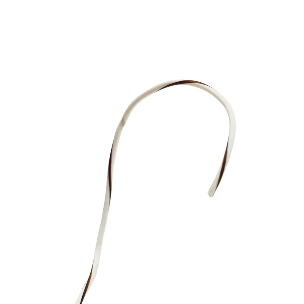 Wire - 18Awg White With Brown Stripe 1