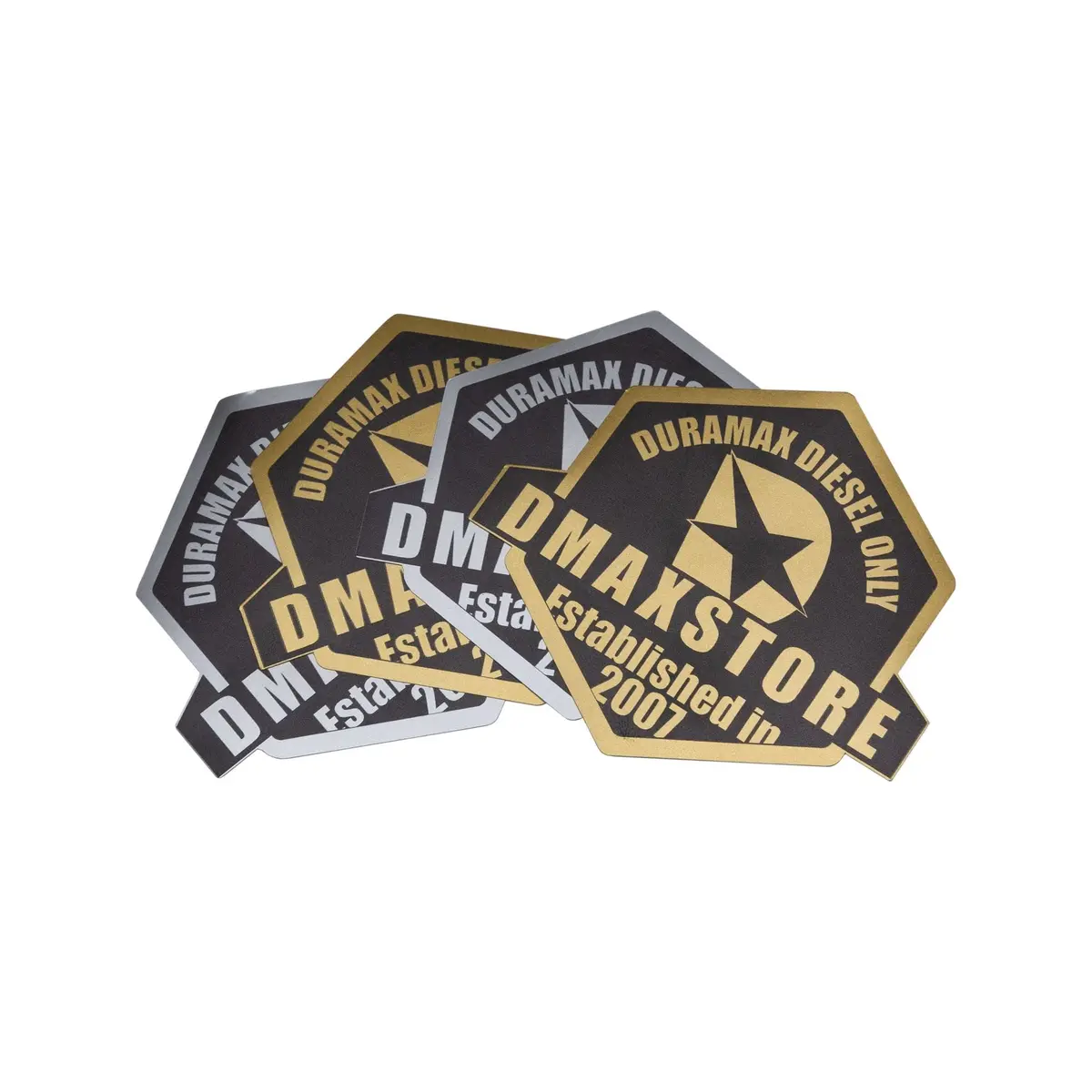 Dmaxstore Metallic Sticker 4 Pack 1