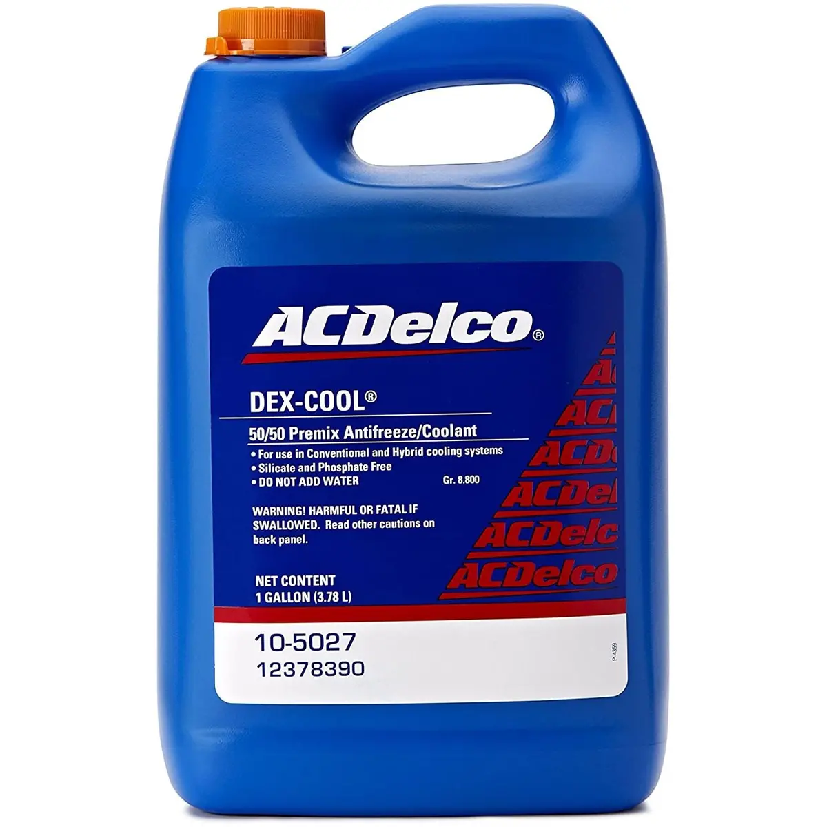 Acdelco Dex-Cool 50/50 Premix Engine Coolant/Antifreeze 1