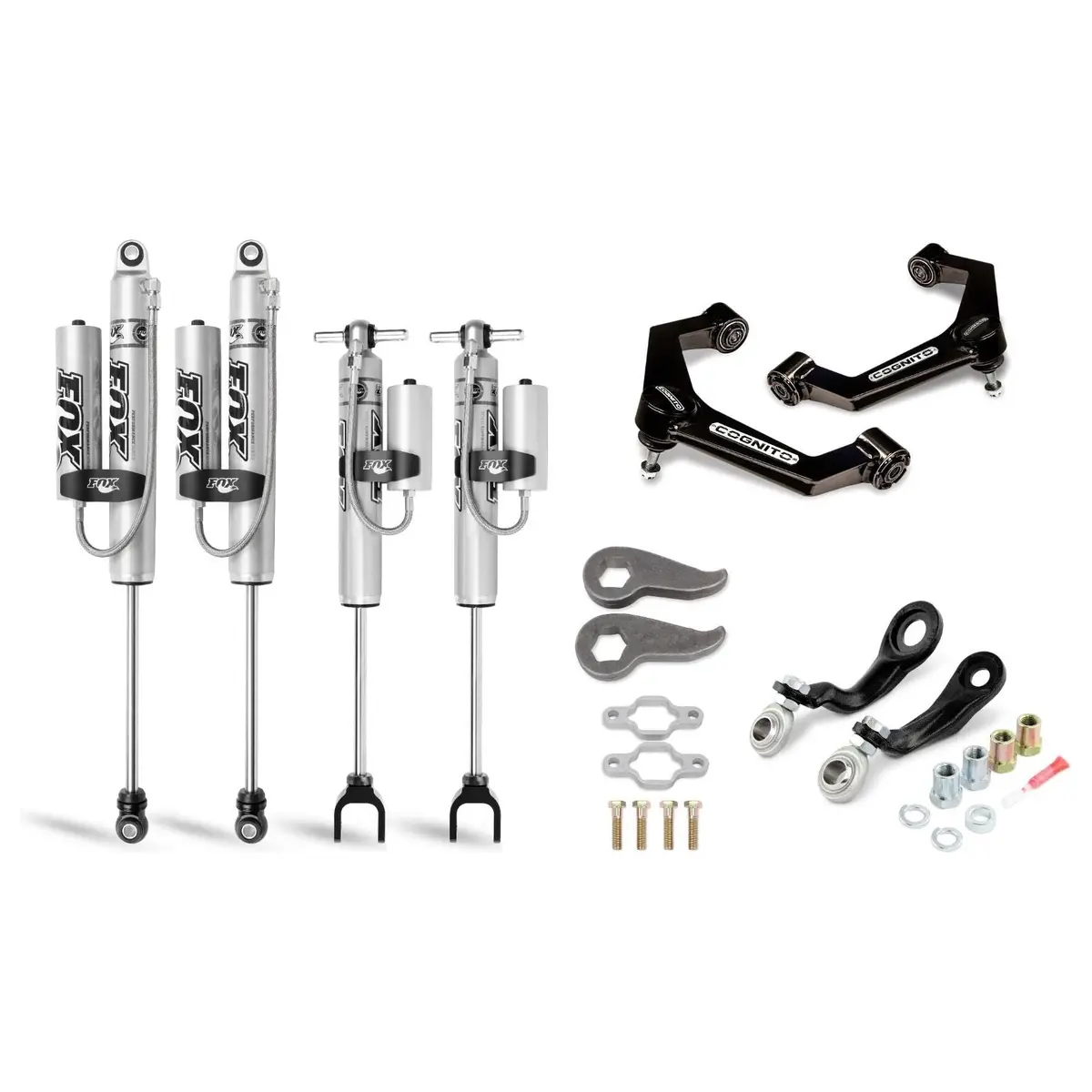 Cognito 3" Premier Leveling Kit With Fox 2.0 Reservoir Shocks, 2011-2019 Lml/L5p 1