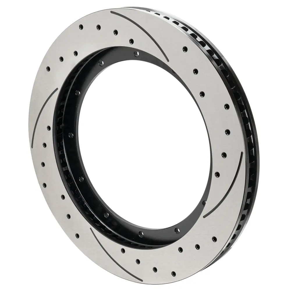 Wilwood Tc6r Replacement Drilled & Slotted Brake Rotors, 2001-2010 Lb7/Lly/Lbz/Lmm 1