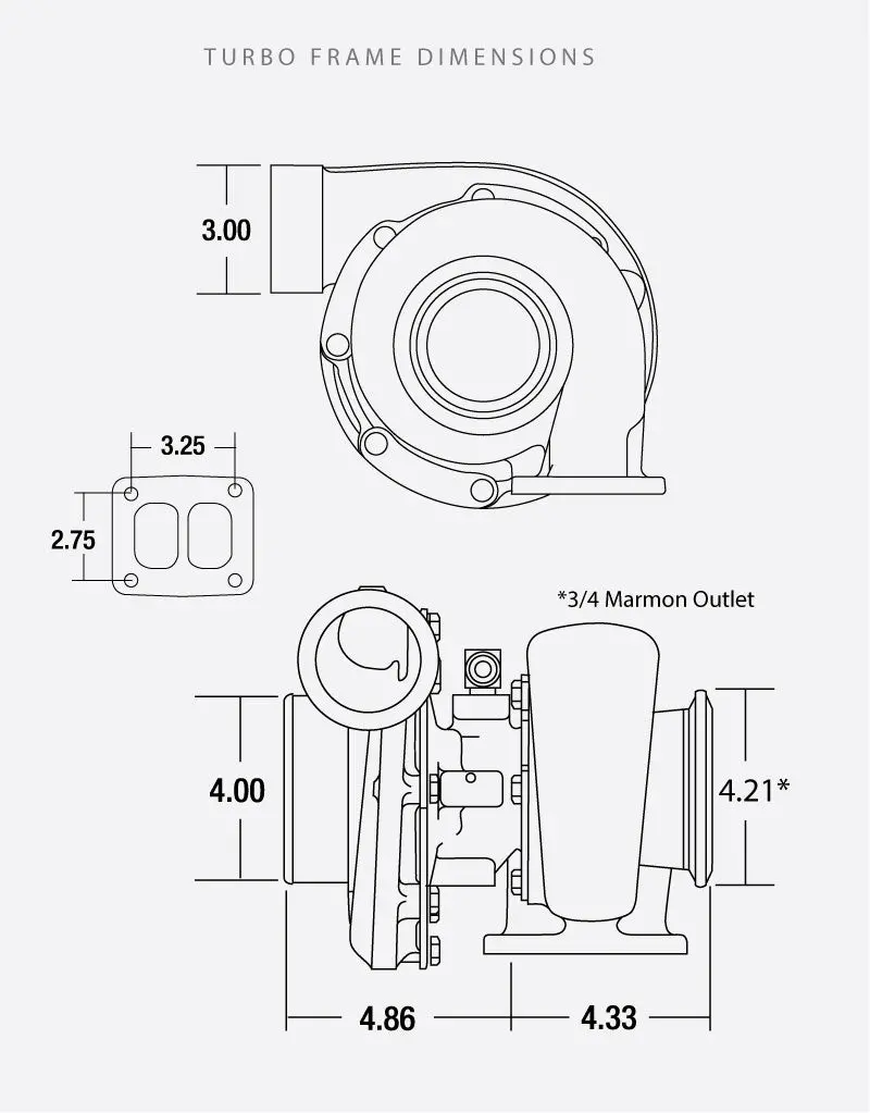 Borg Warner S300sx3 177272 (60/68/.91) 1