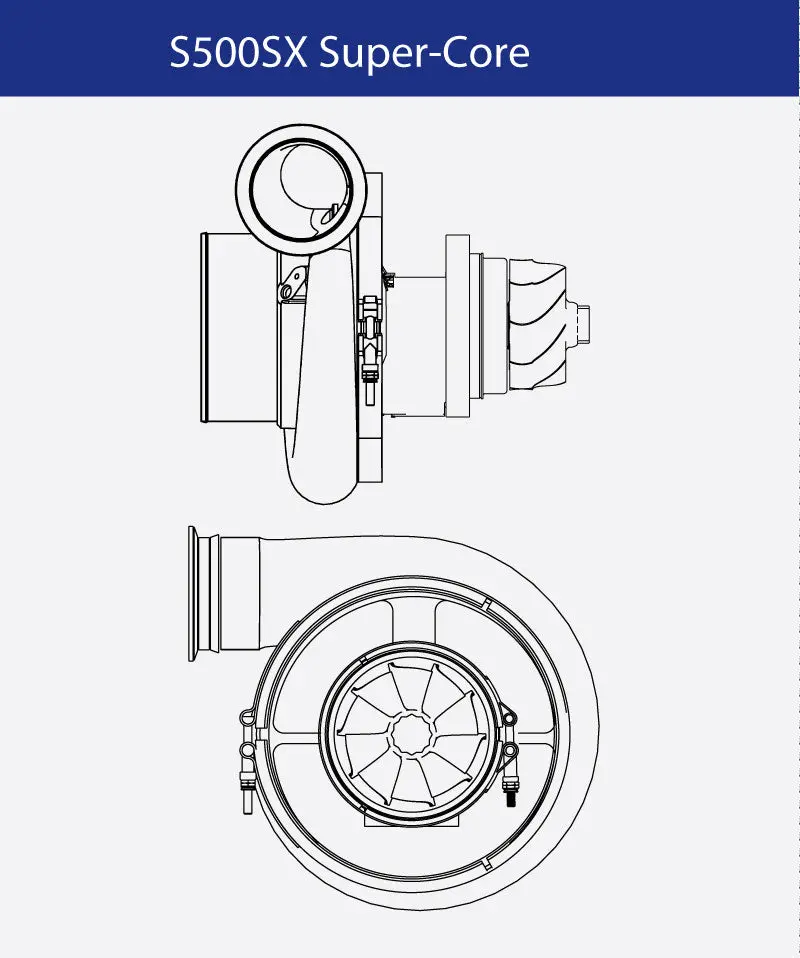 Borg Warner S500sx Supercore 91Mm (120/110) 2