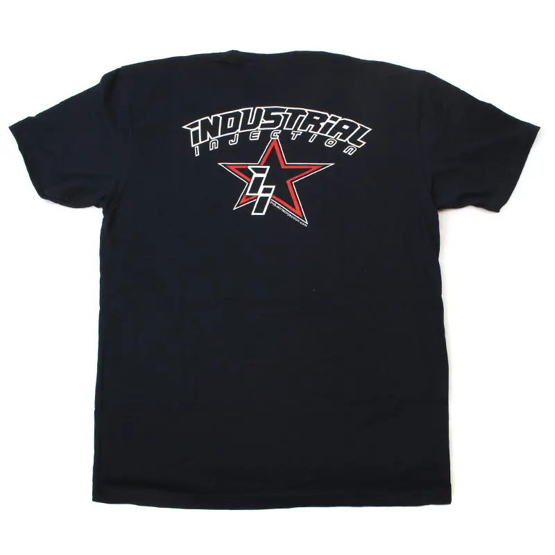 Red Iistar Logo Black Short Sleeve T-Shirt 1