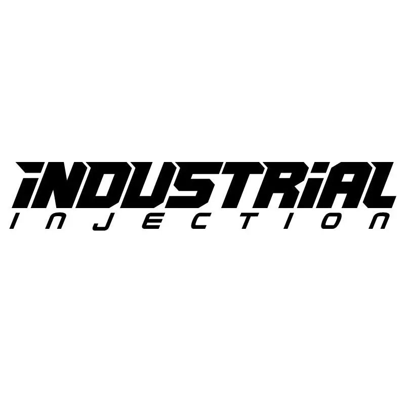 Black Industrial Injection Logo Decals 1