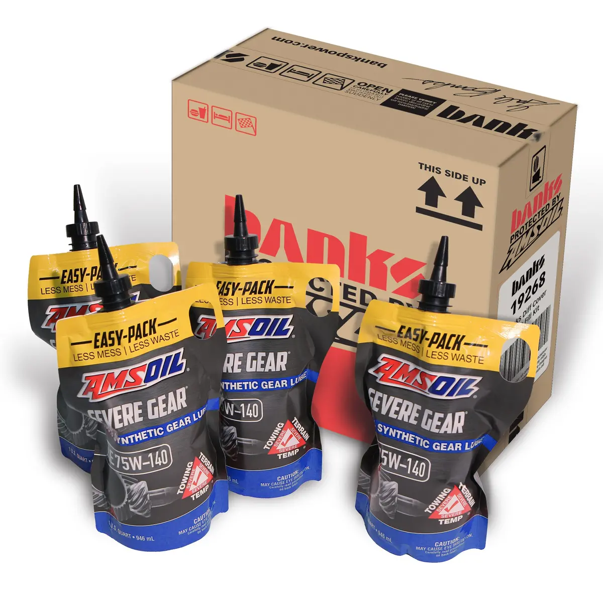 Amsoil 75W140 First Fill 4-Qt Easy Pack 1