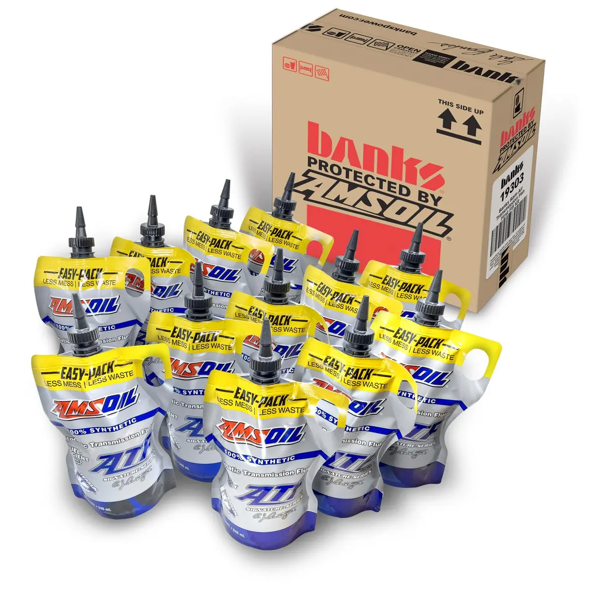 Amsoil Signature Series Transmission Fluid, 12-Qt Easy-Packs 1