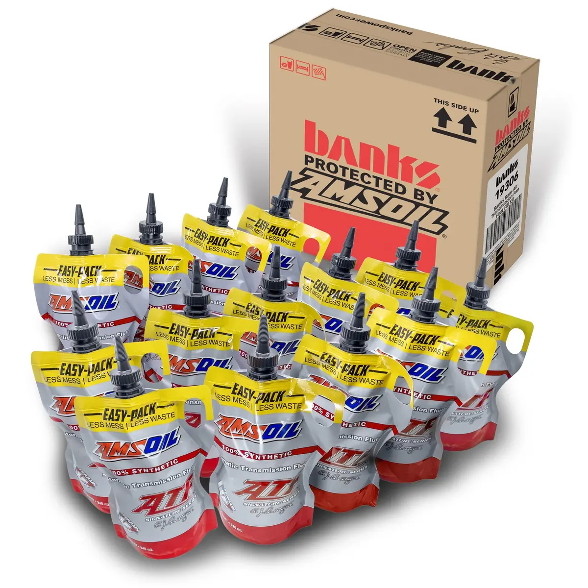 Amsoil Signature Series Multi-Vehicle Transmission Fluid, 14-Qt Easy-Packs 1