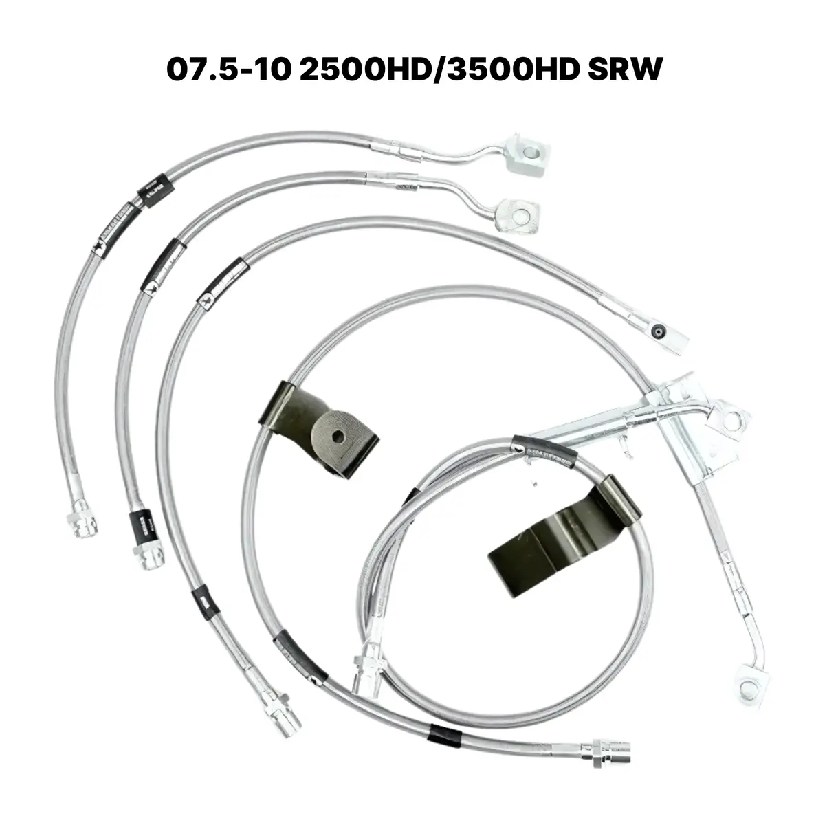 Dmaxstore Stainless Steel Brake Lines, 2007.5-2010 Lmm Single Rear Wheel 2