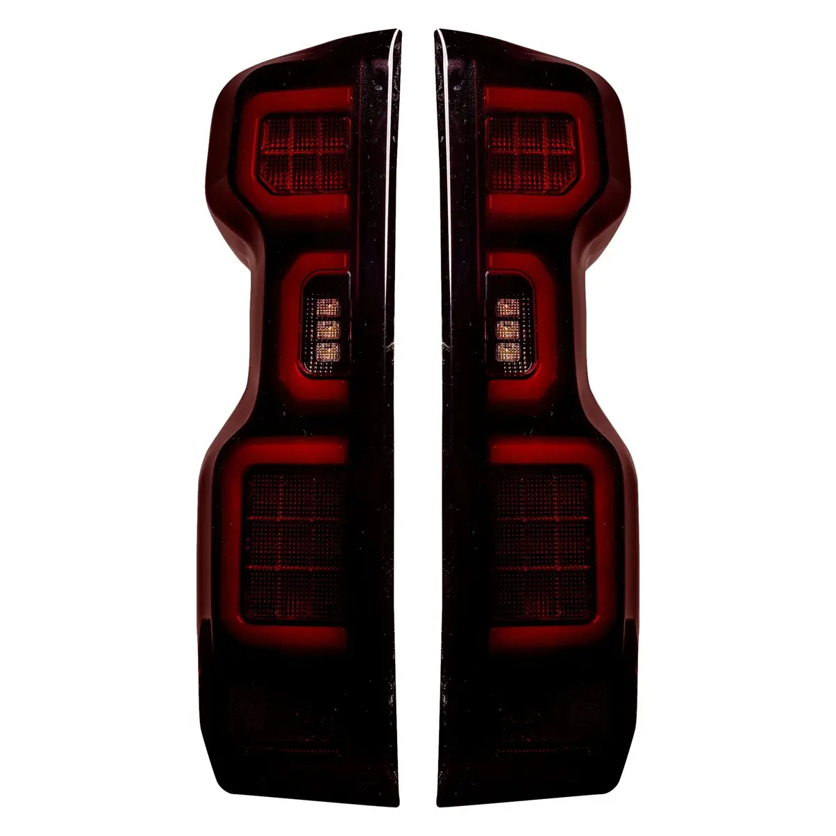 Recon Oled Tail Lights - Red Smoked, 2020-23 Silverado Lm2/L5p 1