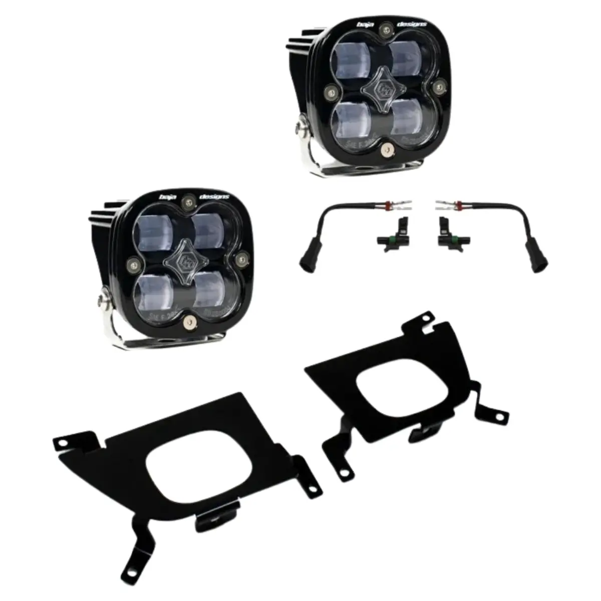 Baja Designs Squadron Sae Fog Light Kit, 2020-2023 Silverado L5p/Lm2/Lz0 1