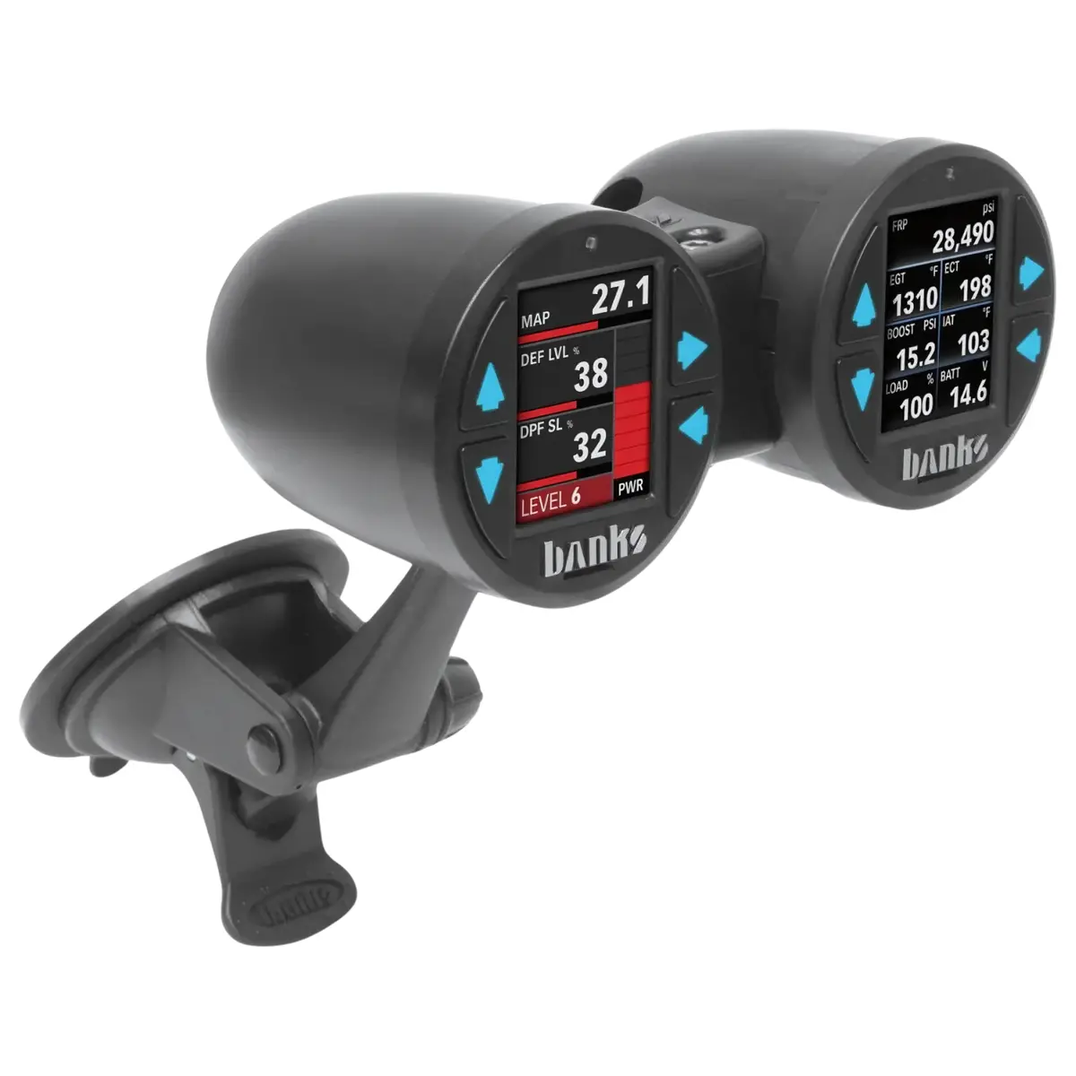 Banks Dual Gauge Pod Suction Mount 2