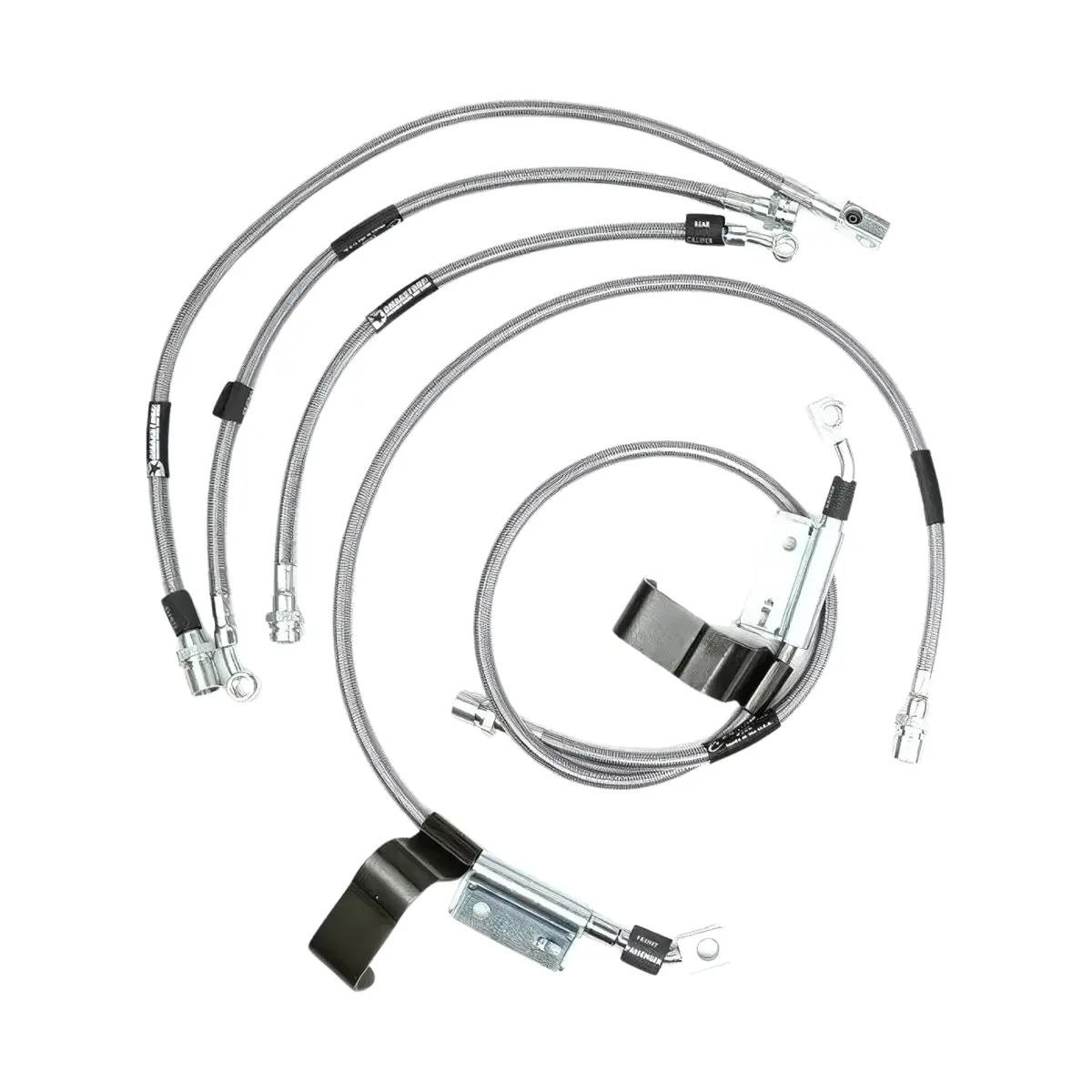 Dmaxstore Stainless Steel Brake Lines, 2007.5-2010 Lmm Dual Rear Wheel 1
