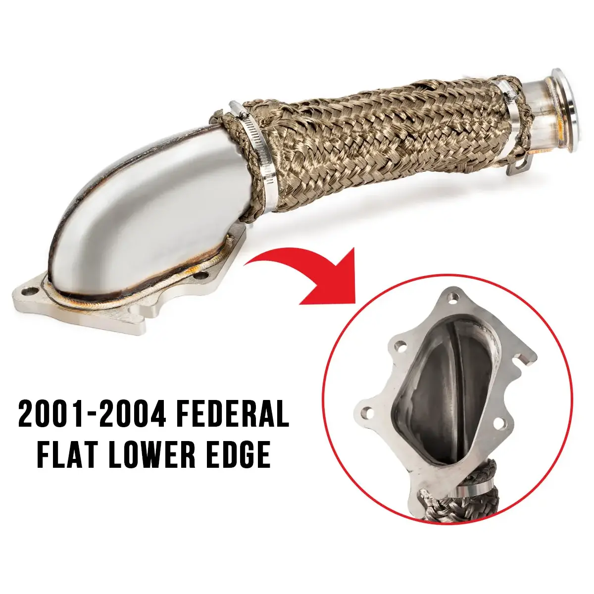 Ppe 3" Stainless Downpipe, 2001-2004 Lb7 Federal Emissions 2