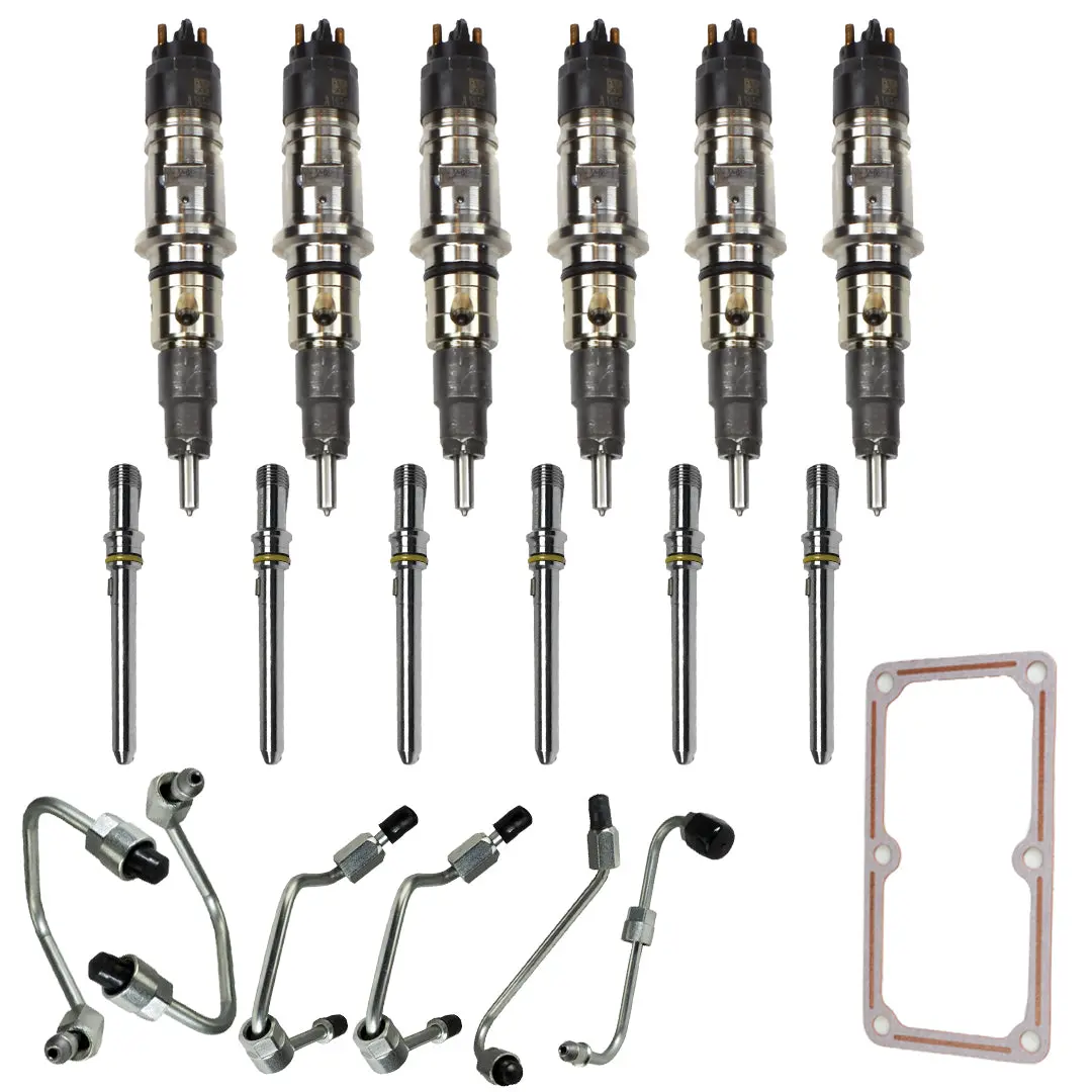 Ii Reman Stock 6.7L 2013-18 Injector Pack W/Connecting Tubes & Fuel Lines 1