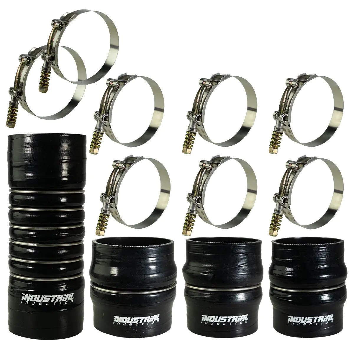 Industrial Injection Cac Boot Kit, Black - 2007.5-09 Cummins 6.7L 1