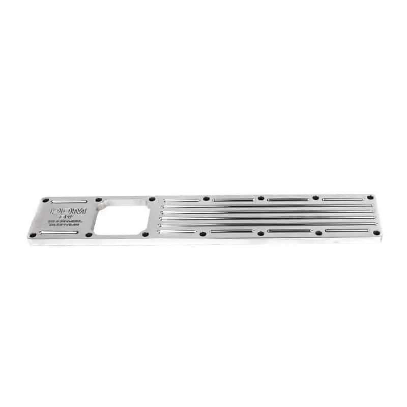 98.5-02 5.9 Cummins Billet Intake Plate Polished 1