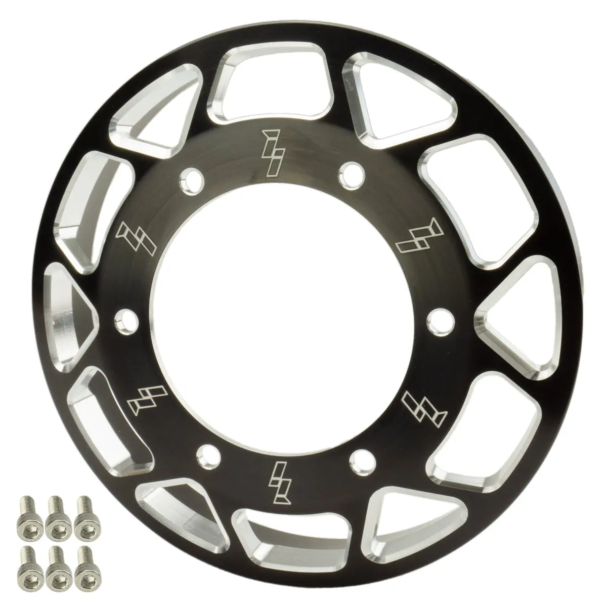 2003-12 Cummins Common Rail Billet Fan Pulley Black Anodized 1