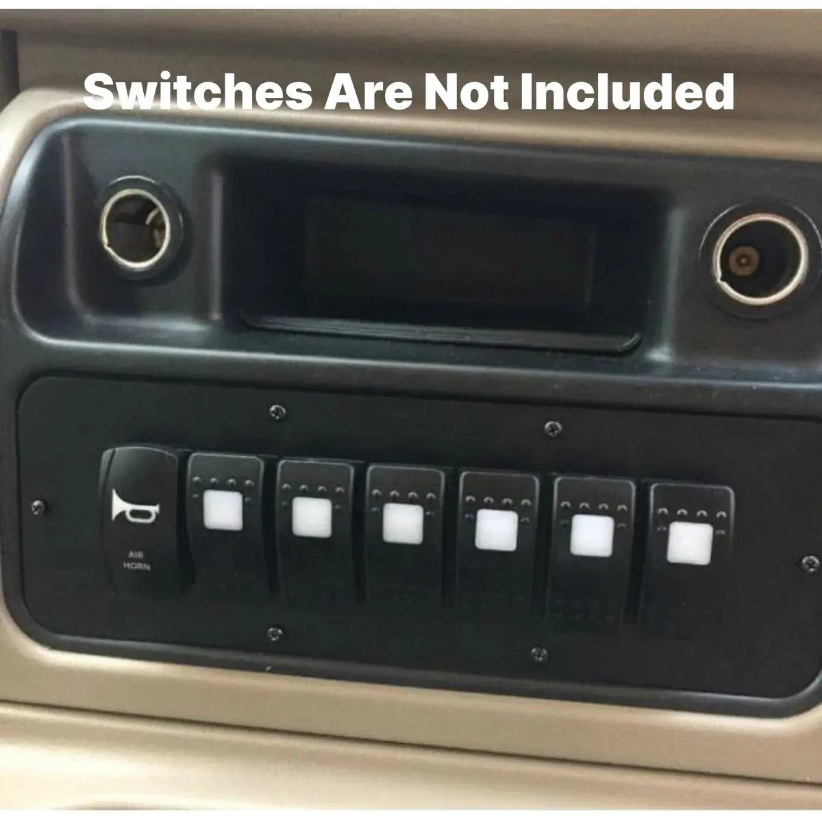 Longhorn Fab Center Console Lower 7 Switch Panel, 2003-2007 Lb7/Lly/Lbz 3