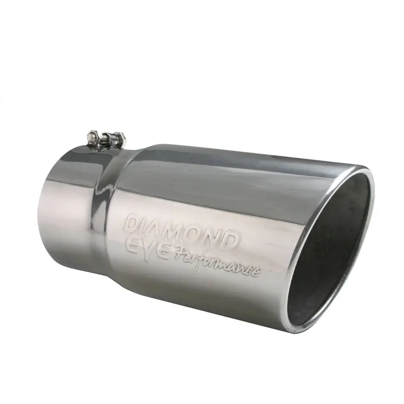 Diamond Eye 5-Inch Stainless Steel Exhaust Tip – Universal Fit with Polished Finish