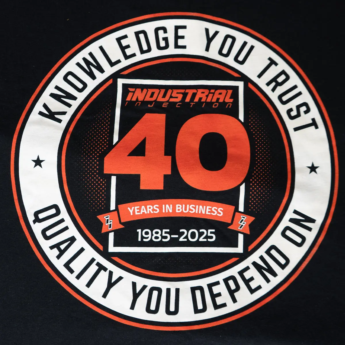 Industrial Injection 40Th Anniversary T-Shirt Heritage Edition 4
