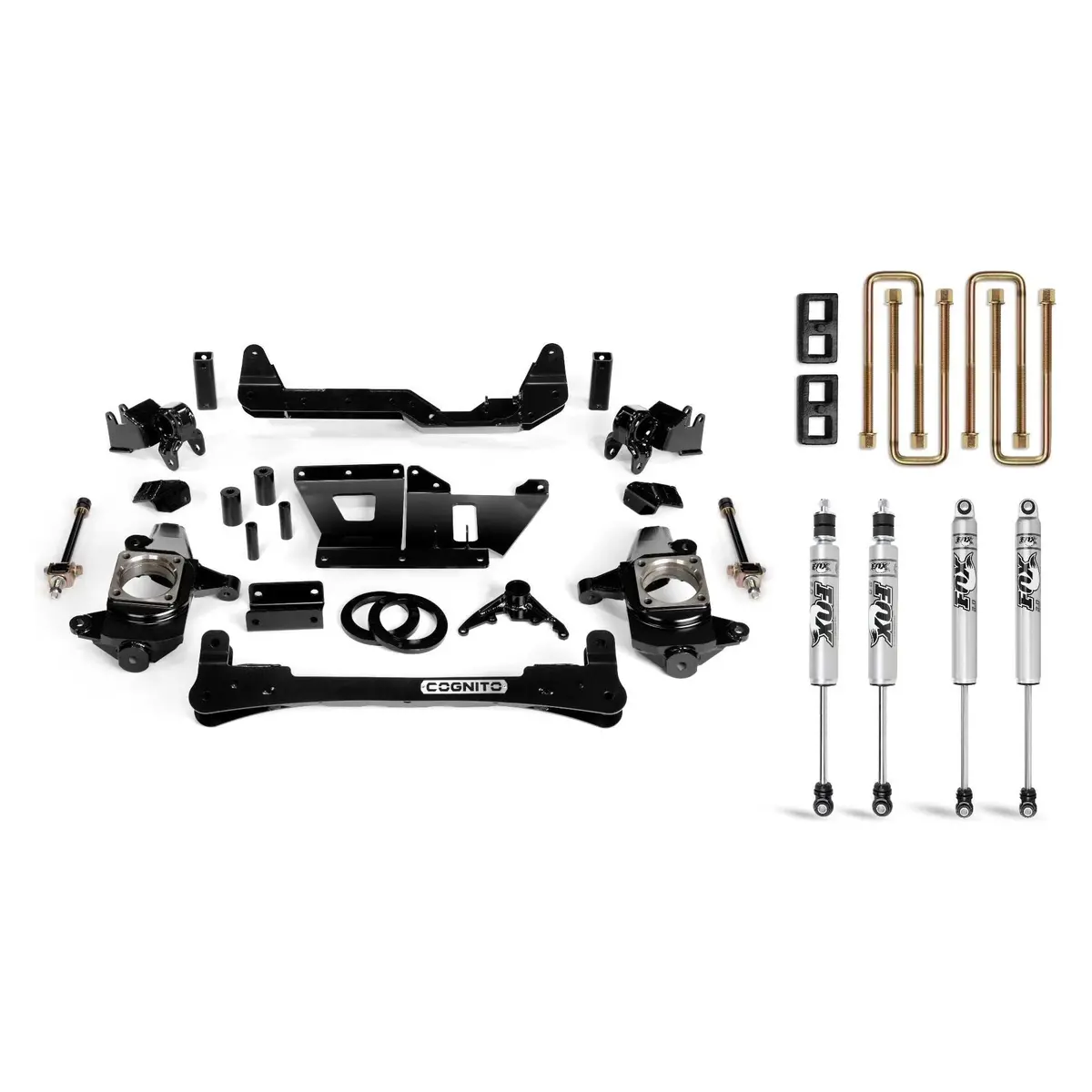 Cognito 4" Ntbd Lift Kit With Fox 2.0 Shocks, 2001-2010 Lb7/Lly/Lbz/Lmm 1