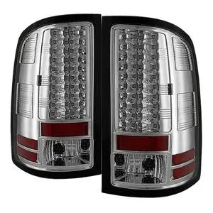 Spyder Led Tail Lights - Chrome Sierra 2007.5-2014 Lmm/Lml 1