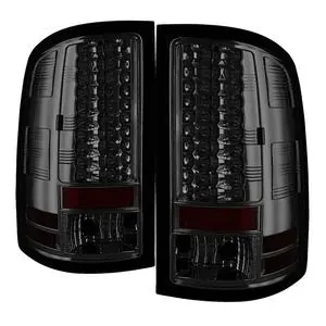 Spyder Led Tail Lights - Smoke Sierra 2007.5-2014 Lbz/Lmm/Lml 1
