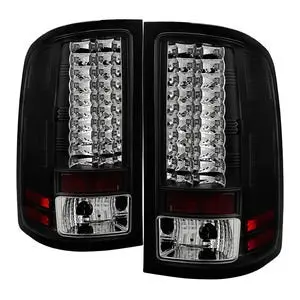 Spyder Led Tail Lights - Black Sierra 2007.5-2014 Lmm/Lml 1