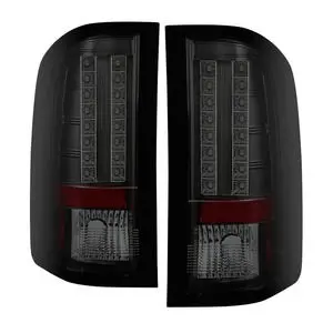 Spyder Led Tail Lights - Black Smoke 2007.5-2014 Lmm/Lml 1