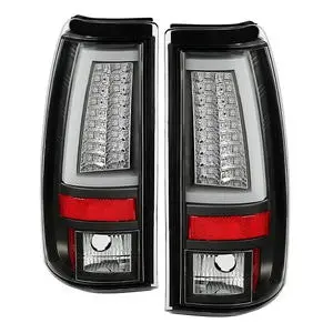 Spyder V2 Led Tail Lights - Black 2001-2007 Lb7/Lly/Lbz 1