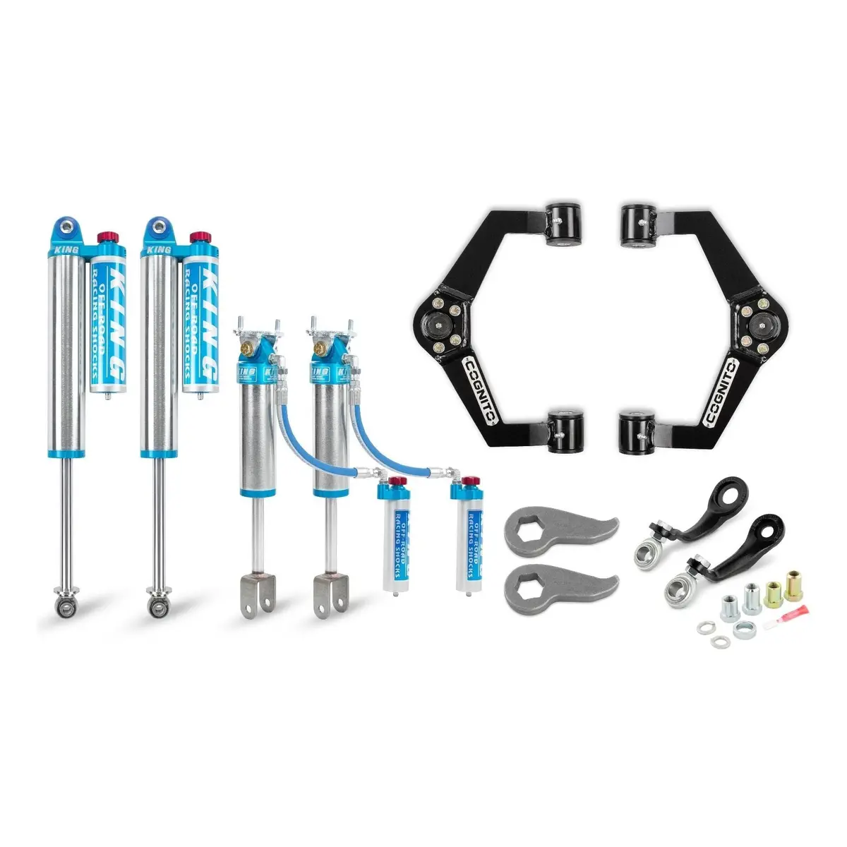 Cognito 3" Elite Leveling Kit W/King 2.5 Reservoir Shocks, 2020-2025 L5p 1