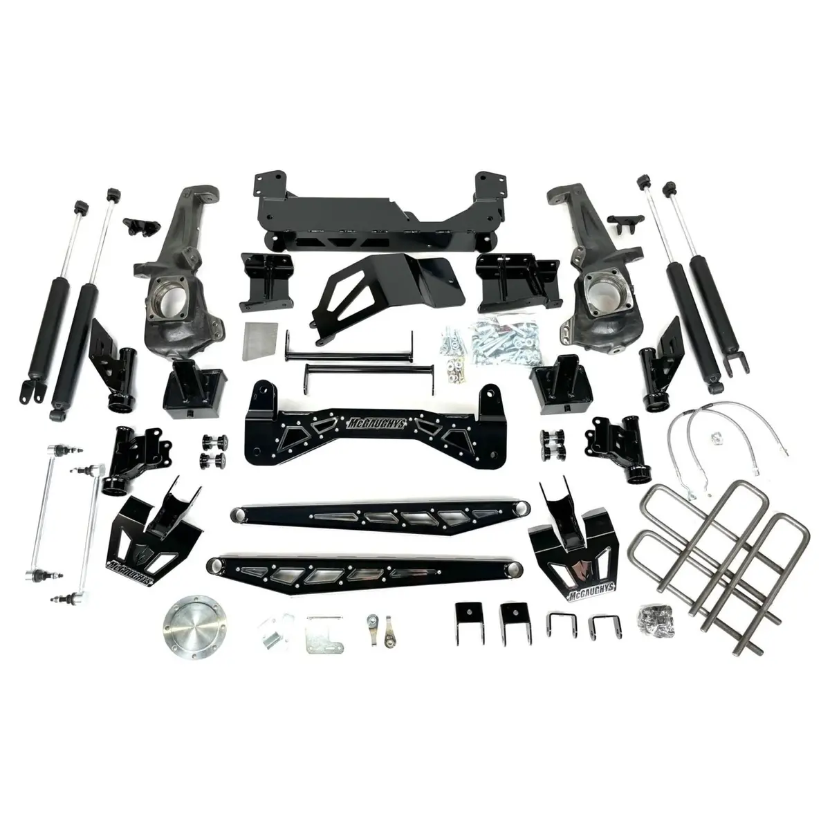 Mcgaughys 7" Premium Black Stainless Steel Lift Kit, 2020-2024 L5p 1