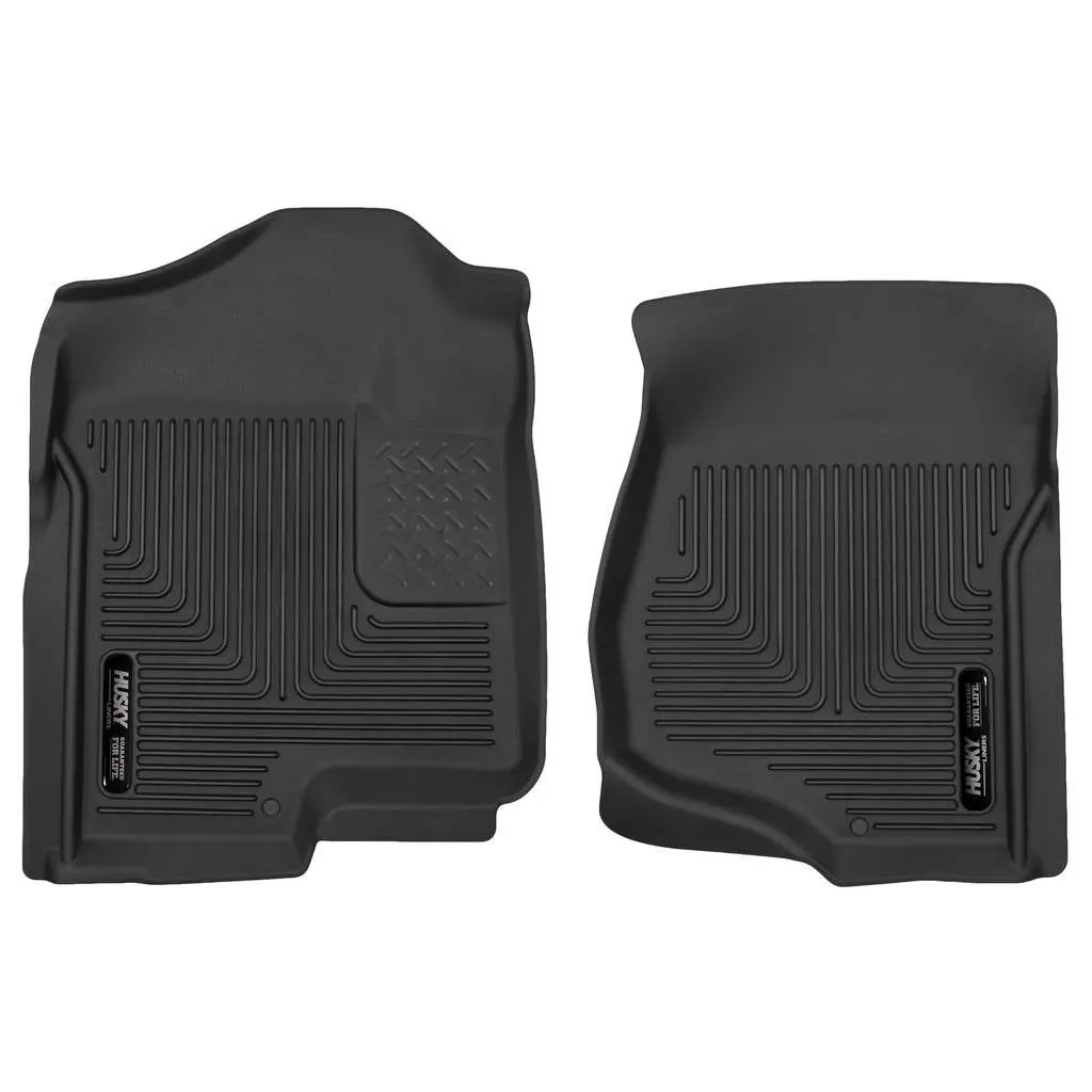 Husky X-Act Floor Liners, Crew Cab 2007.5-2014 Lmm/Lml 1