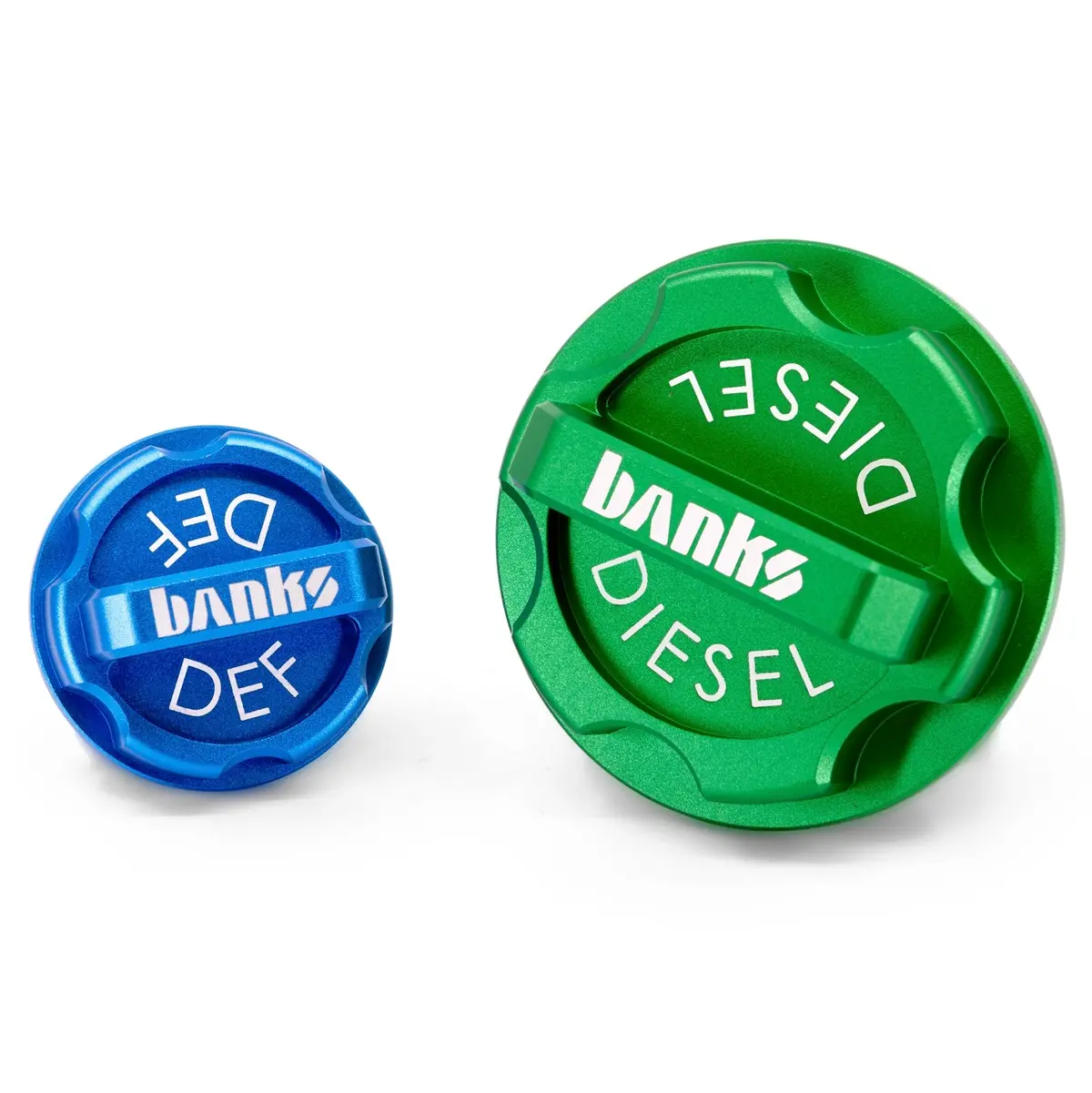 Banks Revolver Billet Diesel & Def Caps 1
