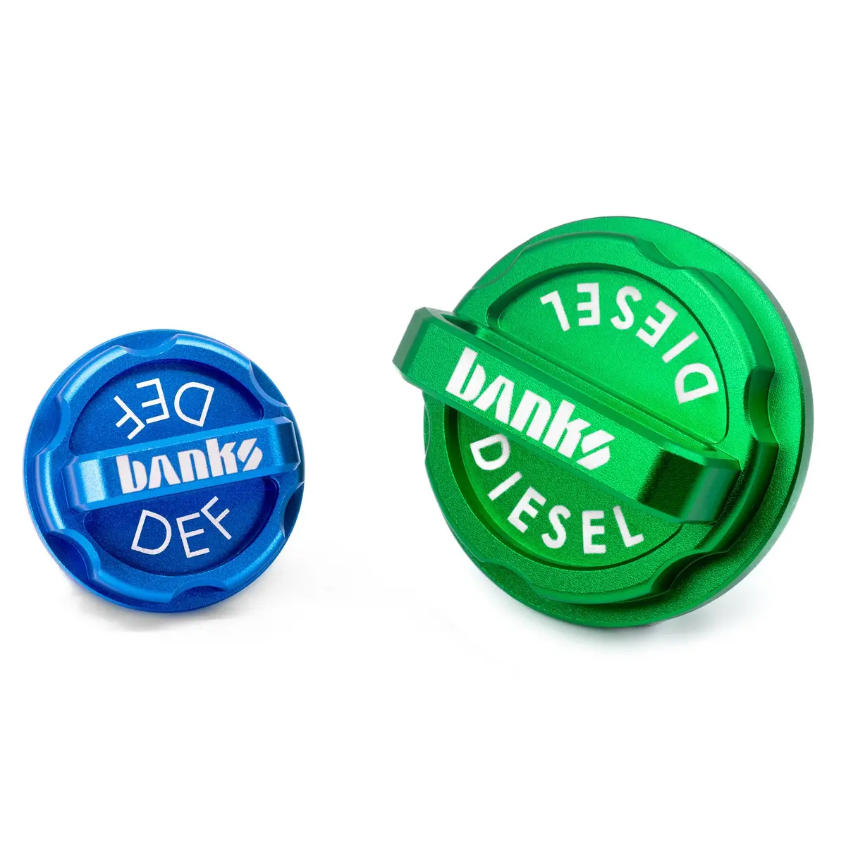 Banks Revolver Billet Diesel & Def Caps 1