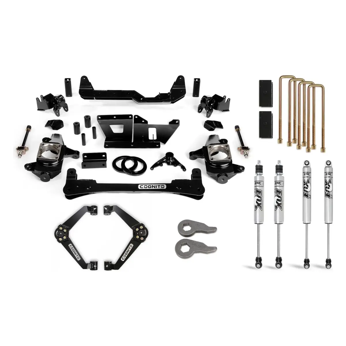 Cognito 6" Ntbd Lift Kit With Fox 2.0 Ps Shocks, 2001-2010 Lb7/Lly/Lbz/Lmm 1