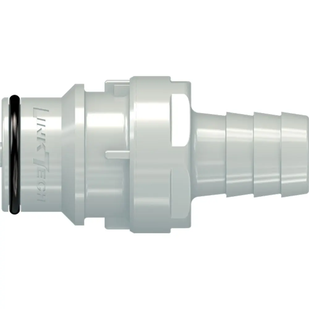 Linktech 60Pp Series Straight Male, Non-Valved 1/2" Hb, Polypropylene, Epdm 1