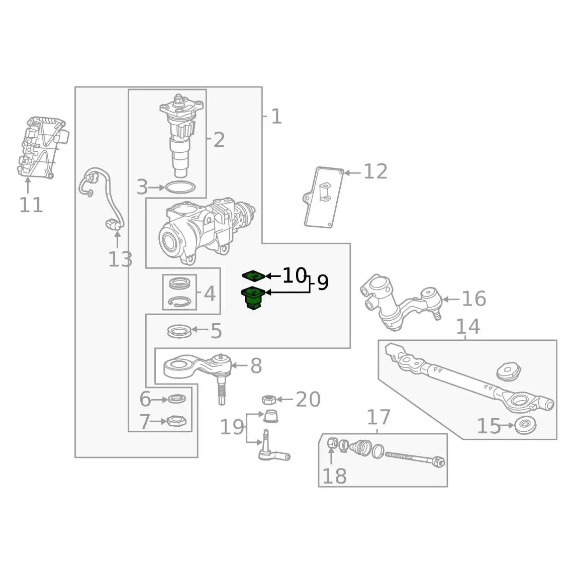 Gm Steering Gear Pressure Sensor Kit, 2020-2026 L5p 2