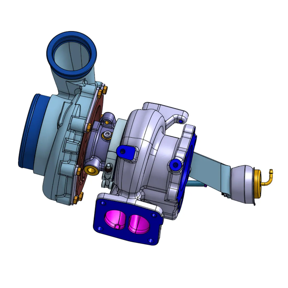 Garrett 14.8L Dd15 Freightliner Cascadia Turbocharger  – Oem Replacement 1