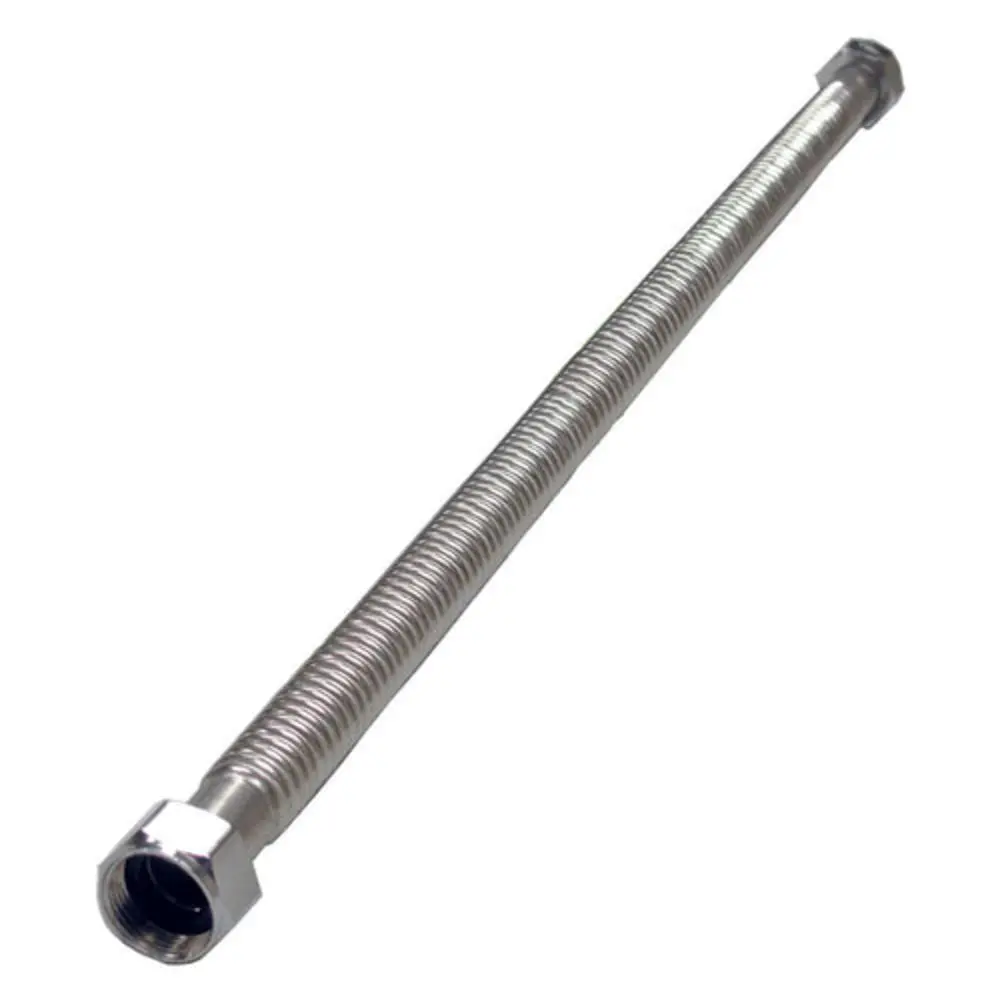 Stainless Steel Flexible Water Connector - 2" Fpt X 2" Fpt X 18" L 1