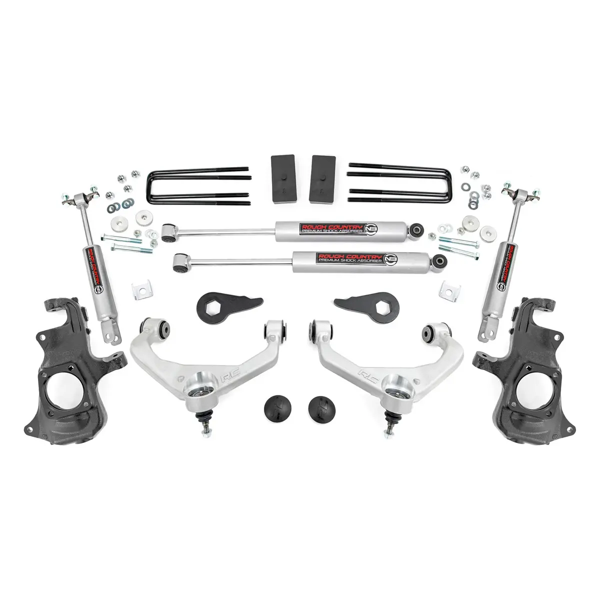 Rough Country 3.5" Knuckle Lift Kit, 2011-2019 Lml/L5p 1