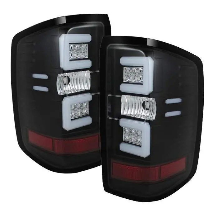 Spyder Led Tail Lights - Black 2015-2016 Lml 1
