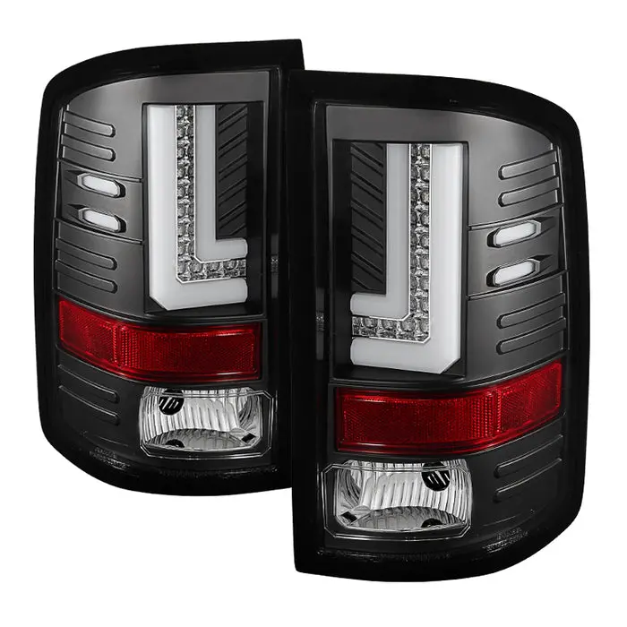 Spyder Led Tail Lights - Black Sierra 2015-2018 Lml/L5p 1
