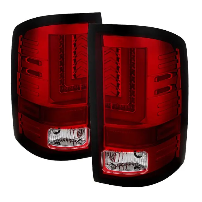 Spyder Led Tail Lights - Red Sierra 2015-2018 Lml/L5p 1