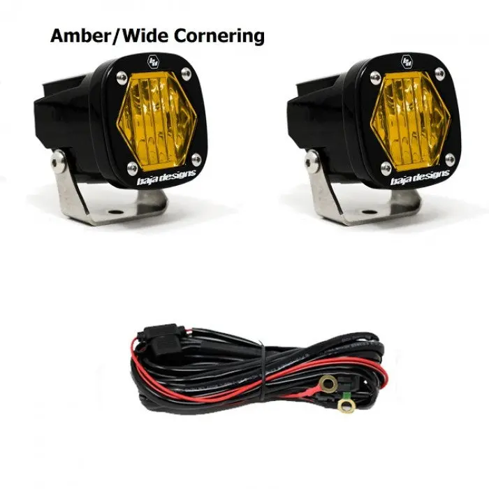 Baja Designs S1 Black Led Auxiliary Light Pod Pair 4
