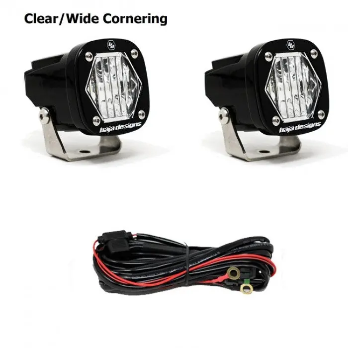 Baja Designs S1 Black Led Auxiliary Light Pod Pair 2