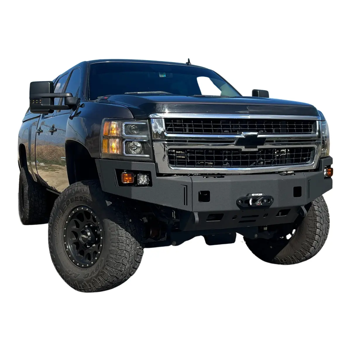 Chassis Unlimited Octane Series Front Winch Bumper, 2011-2014 Chevy Lml 1