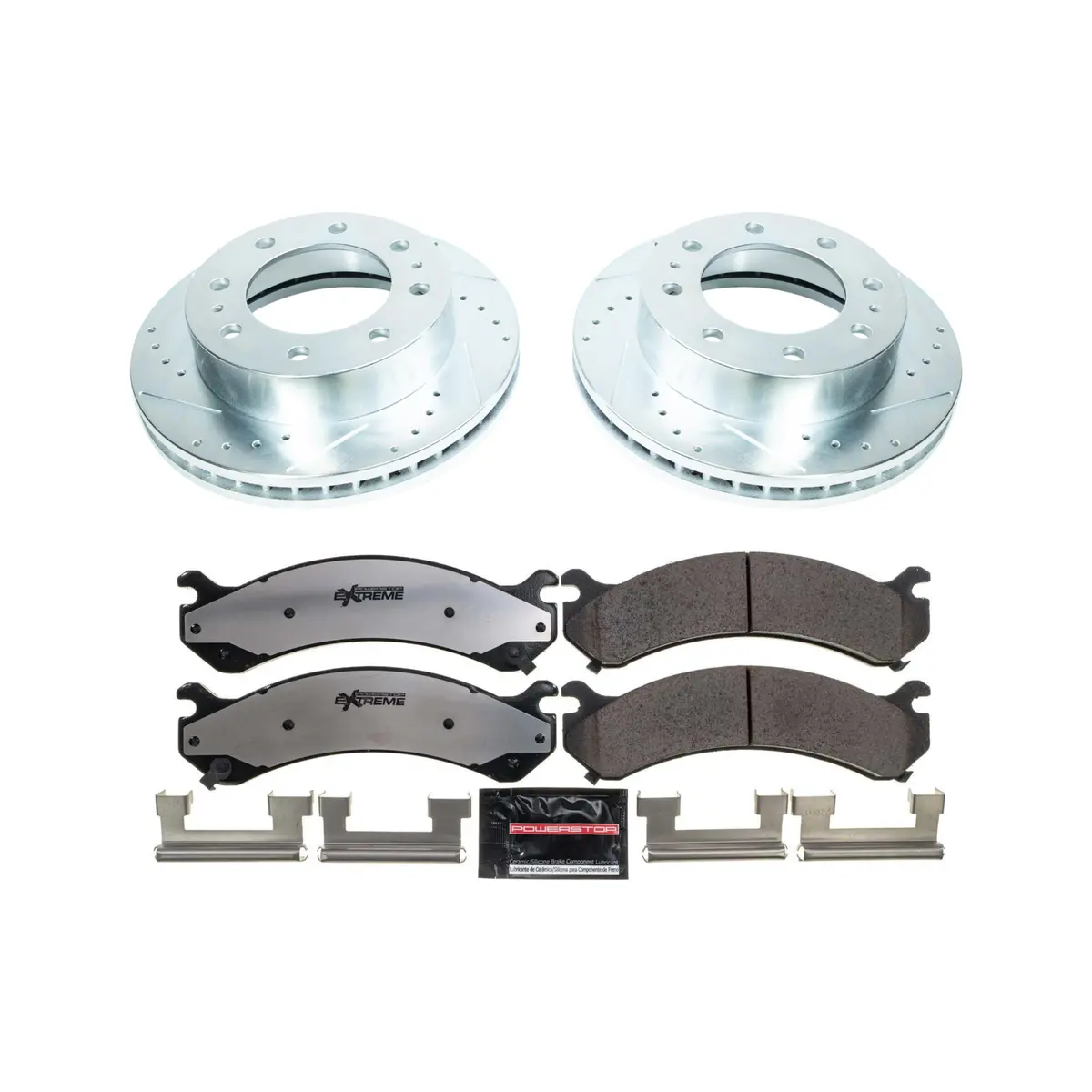 Powerstop Performance Brake & Rotor Kits, 2001-2010 Lb7/Lly/Lbz/Lmm Dual Rear Wheel 1
