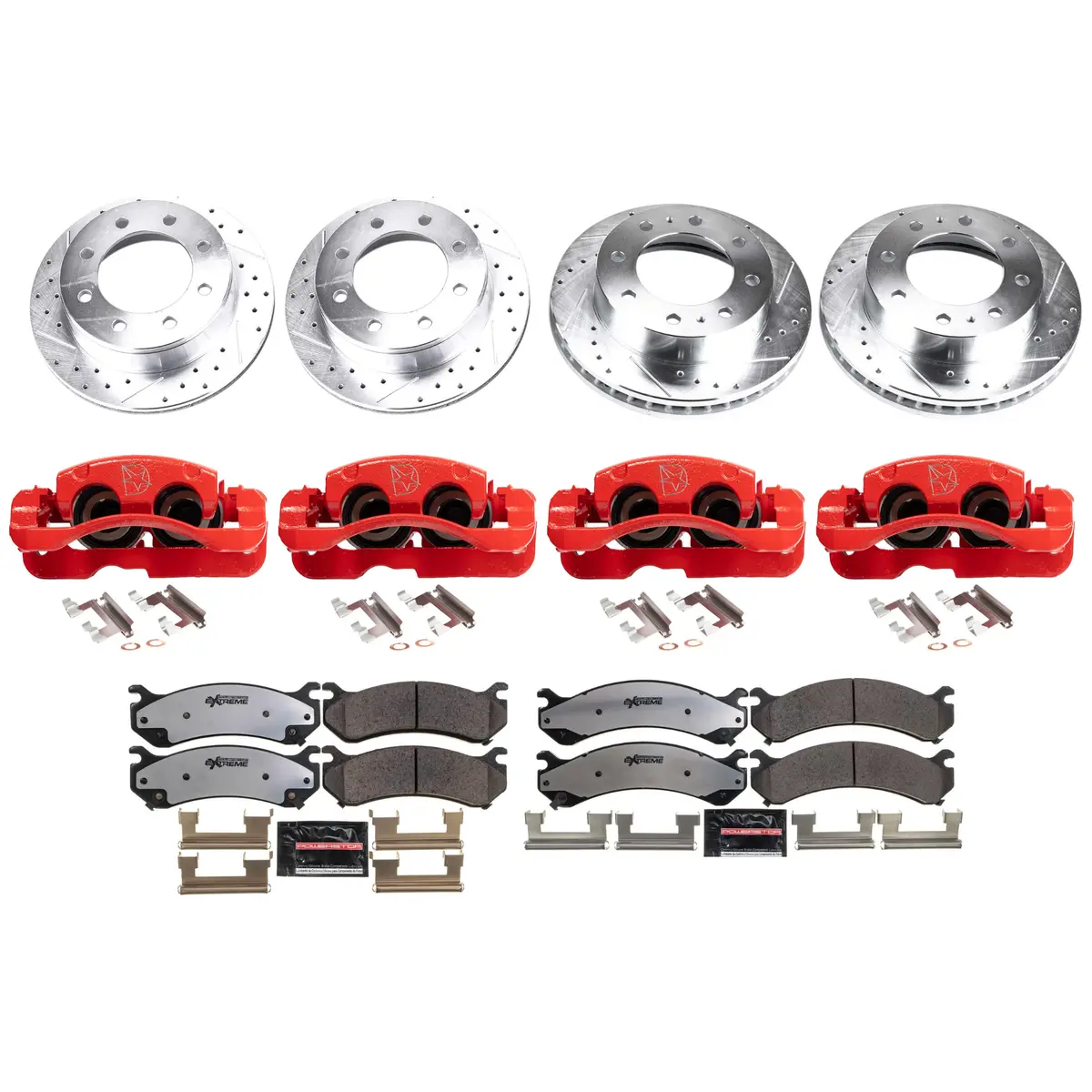 Powerstop Performance Brake & Caliper Kit, 2001-2010 Lb7/Lly/Lbz/Lmm Single Rear Wheel 1